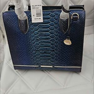 Bnwt Brahmin sapphire ateague bag , never used